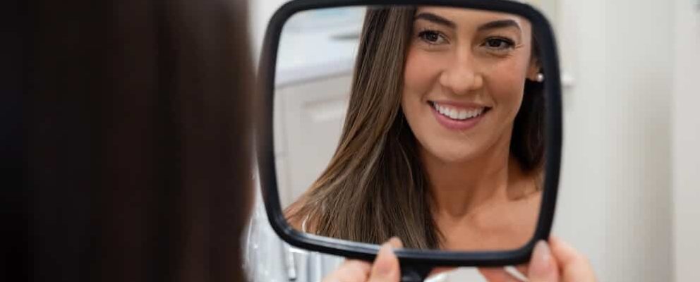 Close-up of a natural smile with dental veneers applied in Mount Lawley