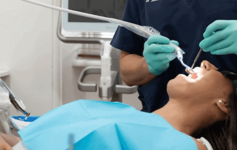 Patient having a dental check-up for gum health in Mount Lawley