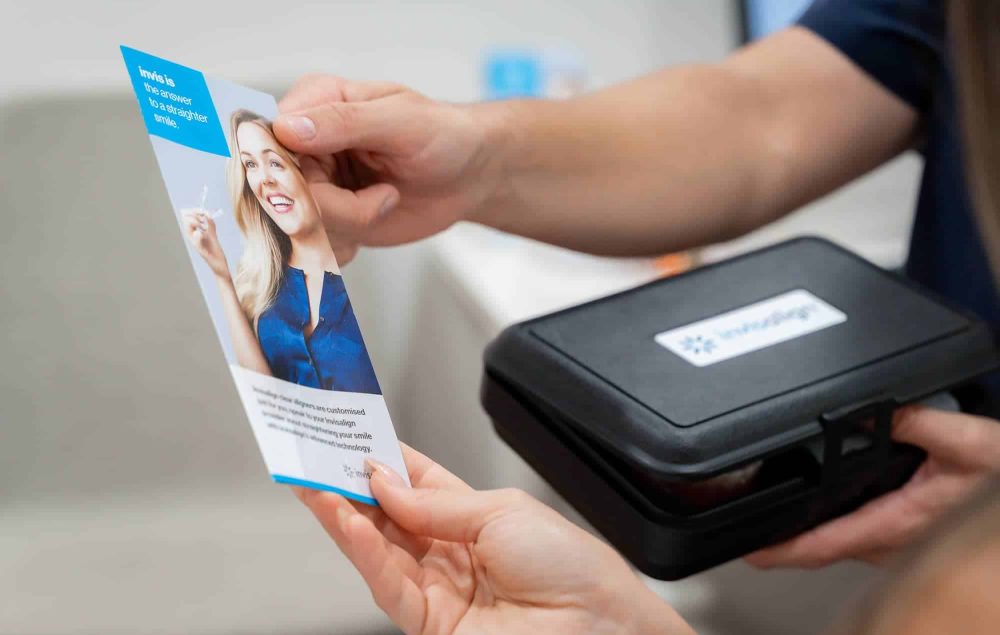 invisalign brochure showing information